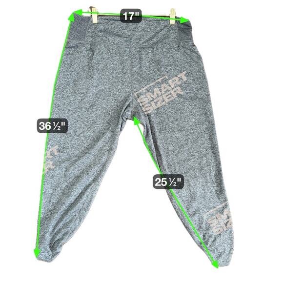 Athleta Barre Cinch Pants Stretch Breathable High Rise Gray Women L Activewear - Picture 6 of 6